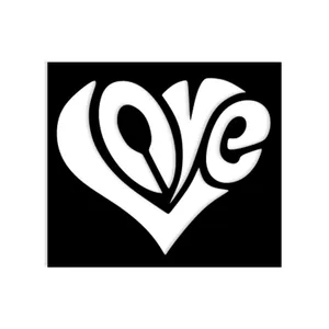 شابلون ماهوت طرح love کد 0436
