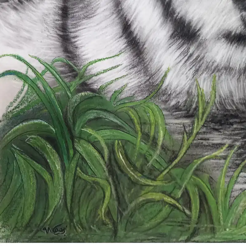 نقاشی سیاه قلم مدل مهر مادری