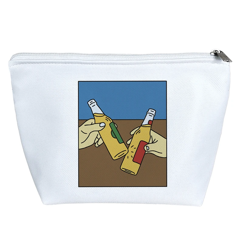 کیف لوازم آرایش دخترانه خندالو مدل ماءالشعیر کد 9033