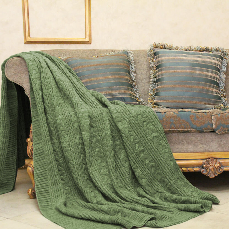 شال مبل و تخت ستیمو طرح مارپیچ سایز 220×160سانتی متر