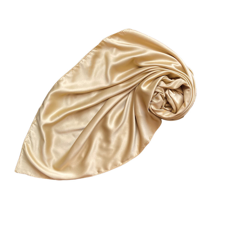 روسری زنانه مدل ساتن کاغذی ساده