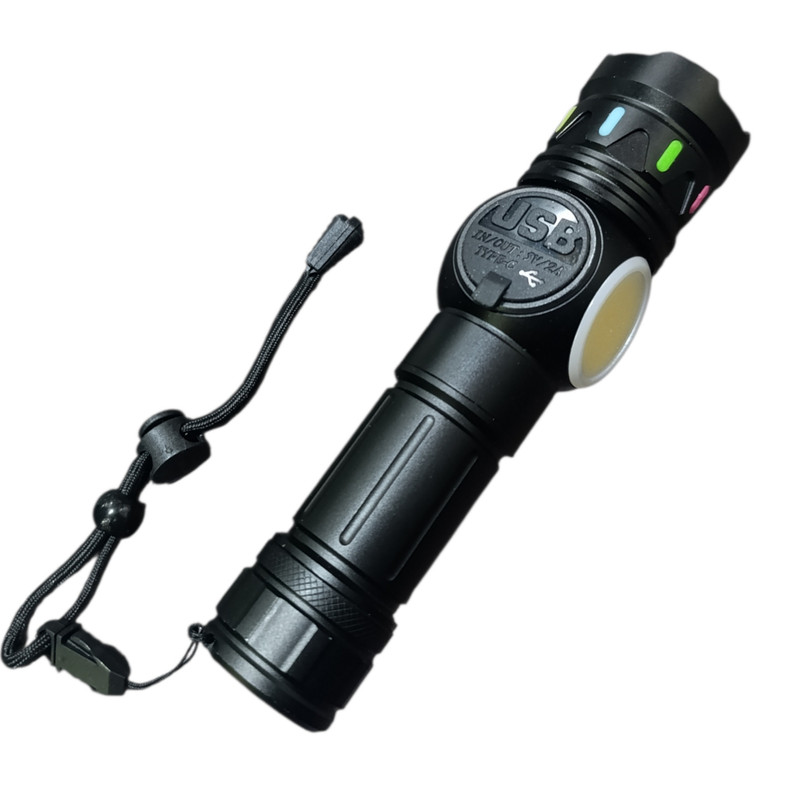 چراغ قوه دستی اسمال سان مدل zy-x88 با نور مهتابی