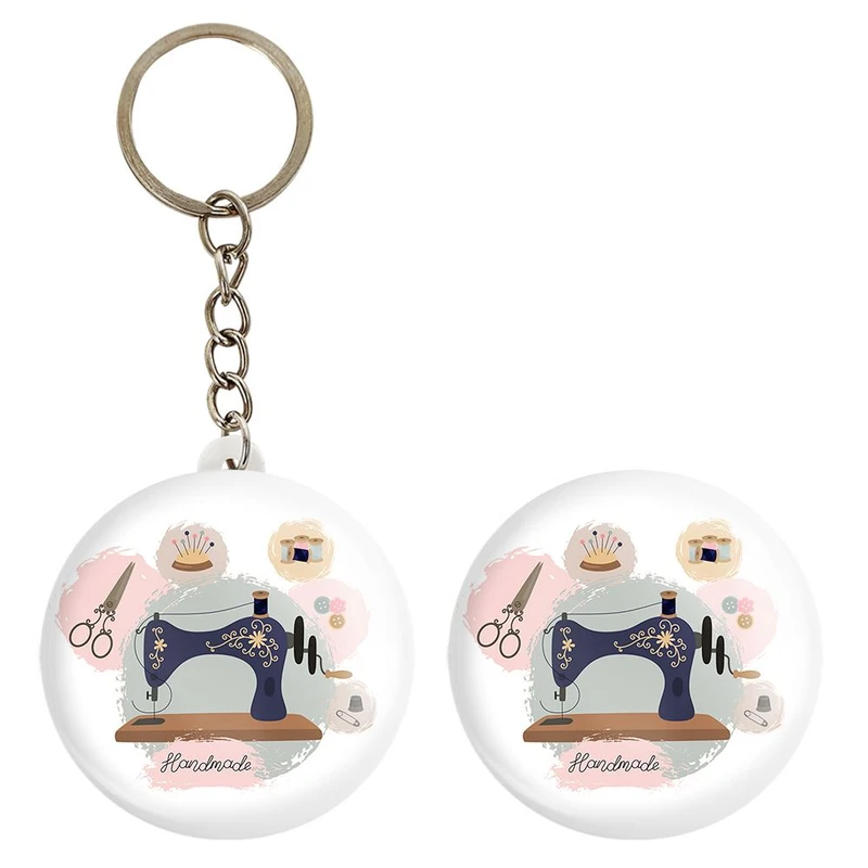 پیکسل خندالو مدل چرخ خیاطی کد 28006 به همراه جاکلیدی