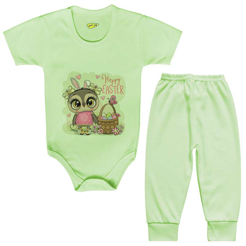 ست بادی و شلوار نوزادی کارانس مدل BSTG-3162