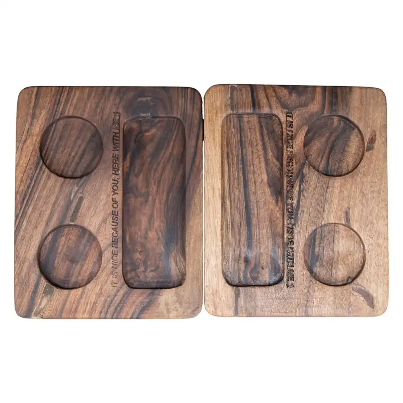 سینی چوبی مدل couple time