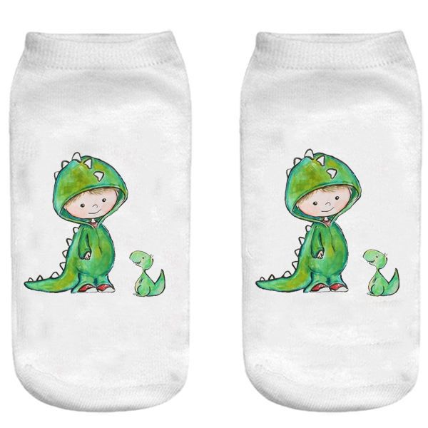 جوراب بچگانه طرح دایناسور کوچولو -  - 1