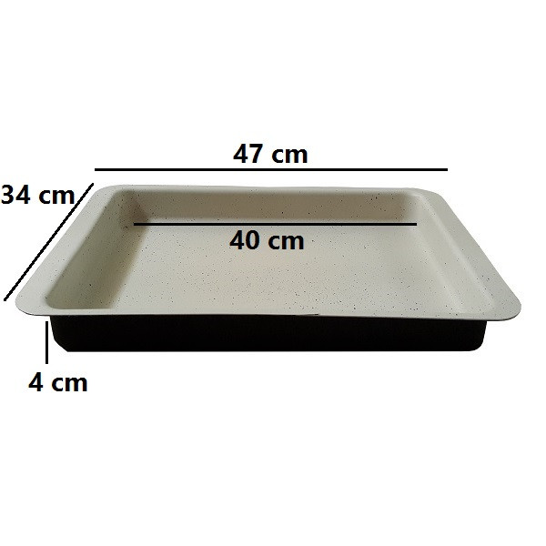 ظرف فر به گز مدل مستطیل گرانیتی کد 4030