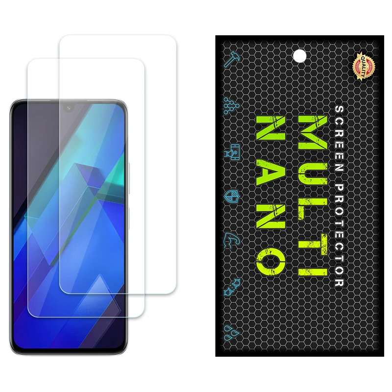 محافظ صفحه نمایش مولتی نانو مدل X-S2N مناسب برای گوشی موبایل اینفینیکس Note 12i بسته دو عددی