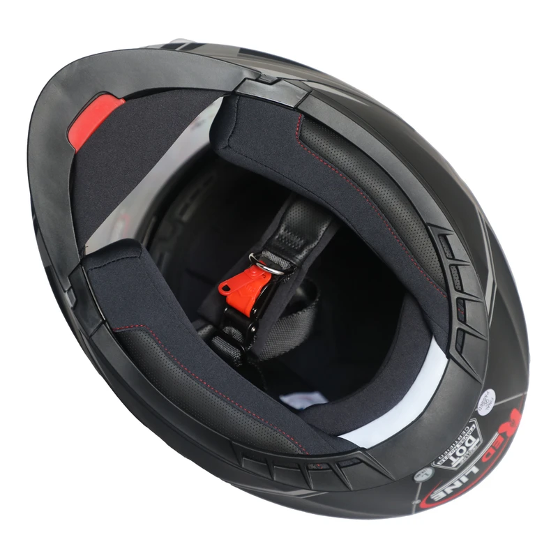 عکس شماره 7 : کلاه کاسکت ردلاین مدل 939_matt black_gray