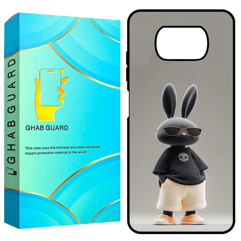 کاور قاب گارد طرح خرگوش مدل GCHPX3 مناسب برای گوشی موبایل شیائومی Poco X3 / X3 NFC / X3 Pro
