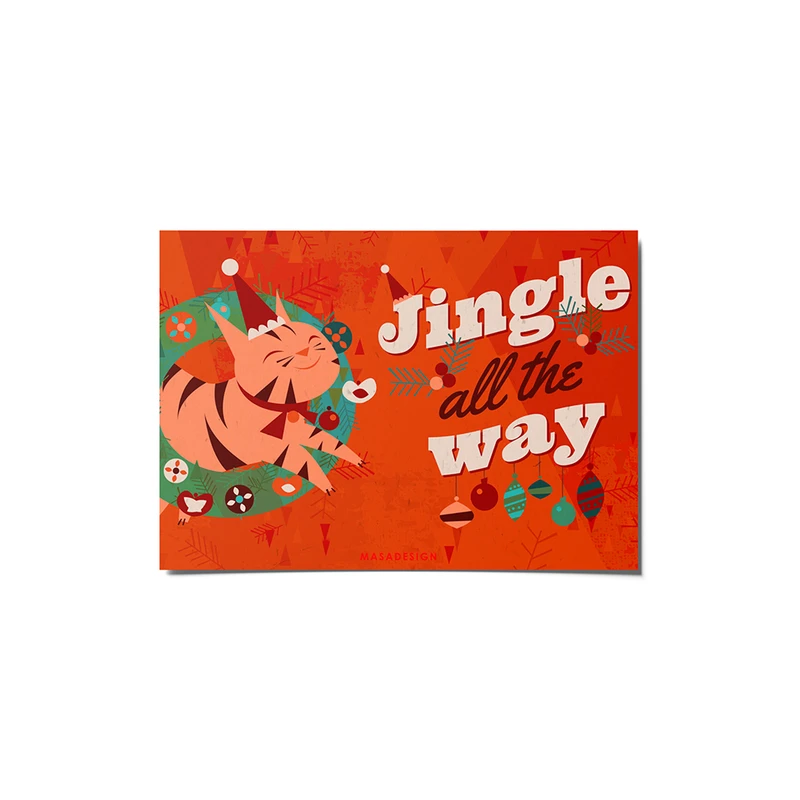 کارت پستال ماسا دیزاین مدل venus619 طرح christmas