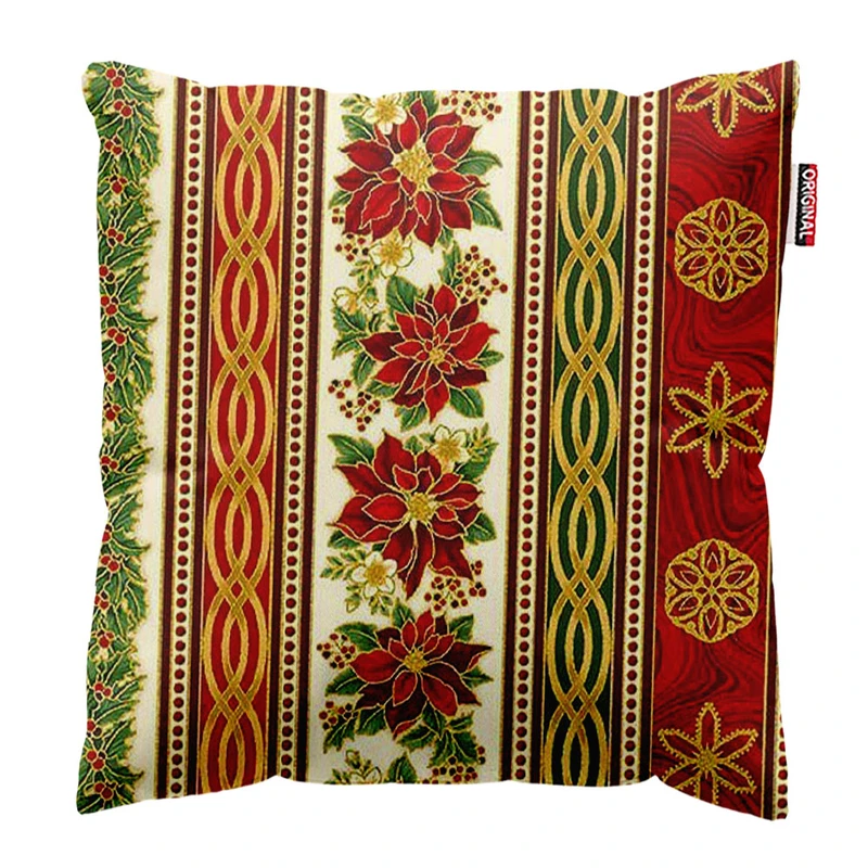  کوسن پاد آفرین طرح گل سایز 30*30 سانتی متر کد 1126