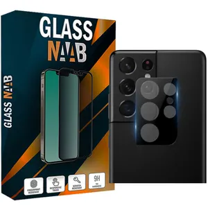 محافظ لنز دوربین گلس ناب مدل LNZ3D مناسب برای گوشی موبایل سامسونگ Galaxy S21 Ultra 