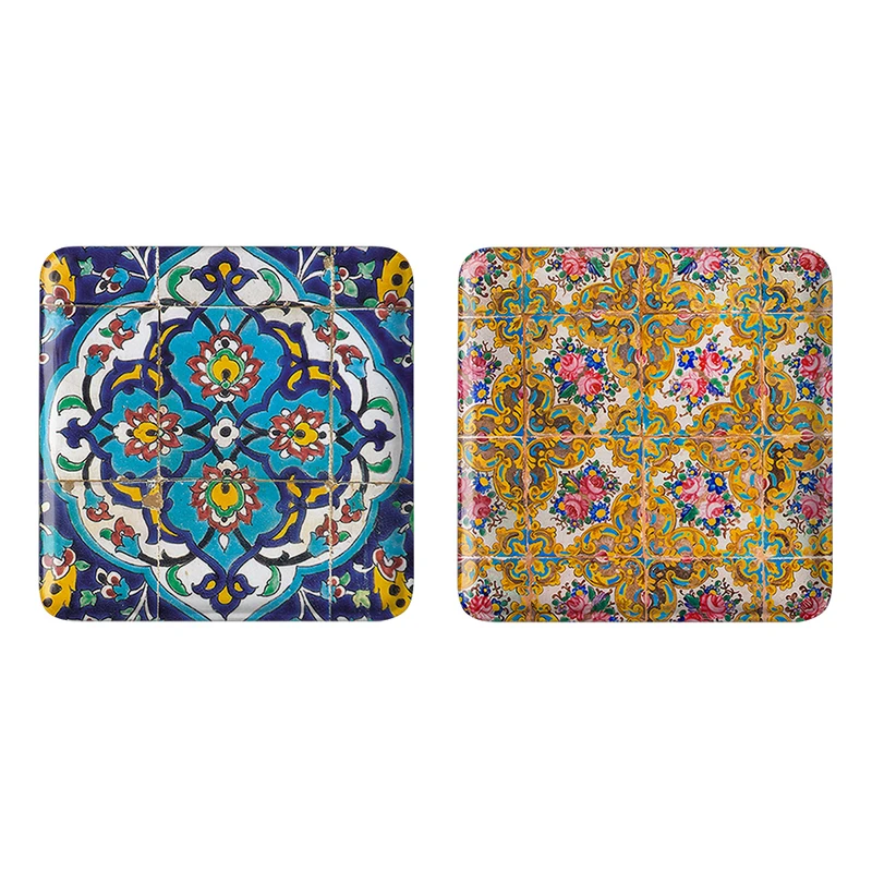 مگنت خندالو مدل کاشی کد 21552156 مجموعه 2 عددی