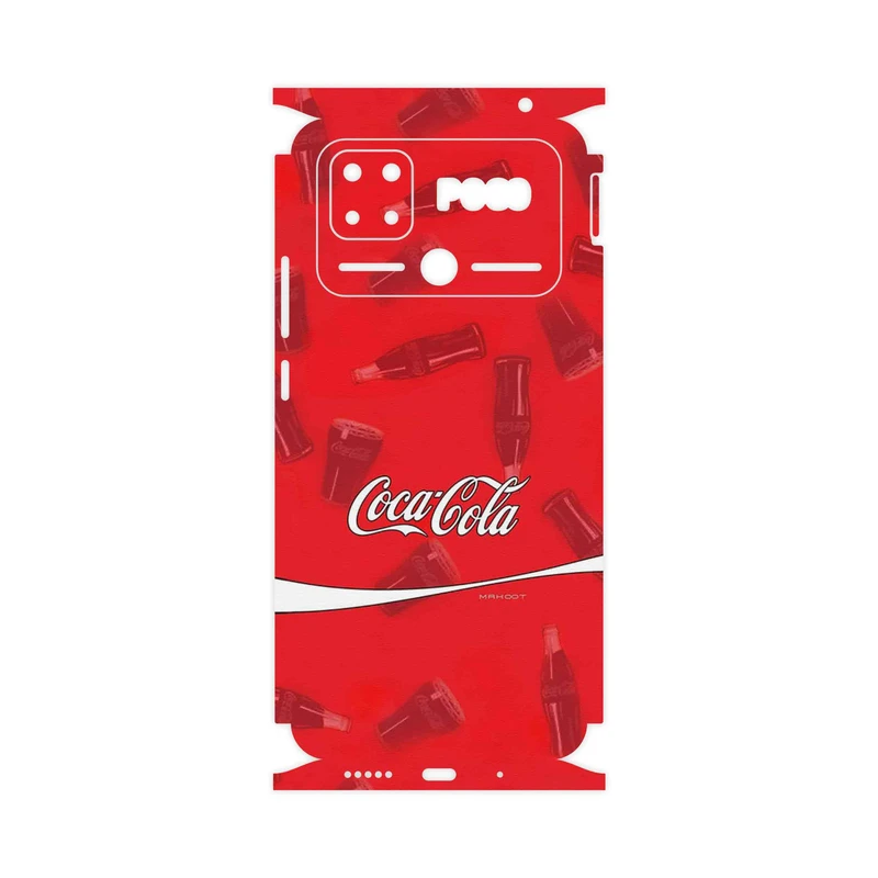 برچسب پوششی ماهوت مدل Coca_Cola_Logo-FullSkin مناسب برای گوشی موبایل شیائومی Poco C40