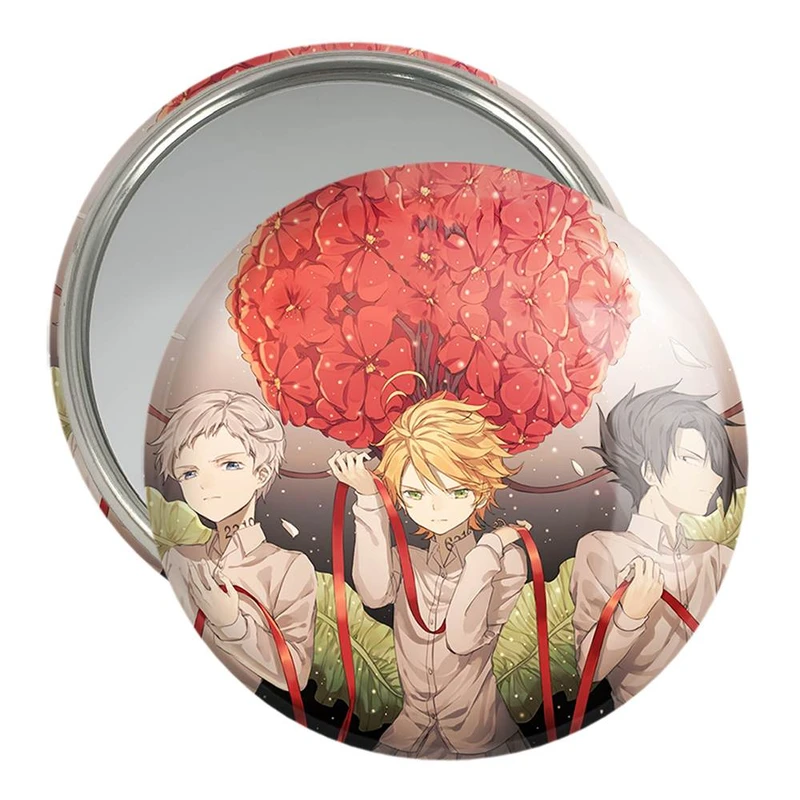 آینه جیبی خندالو مدل ری و اما و نورمن انیمه ناکجاآباد موعود  کد 12726