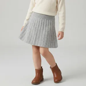 دامن بافت دخترانه آی چیلک مدل پلیسه 34030 -09