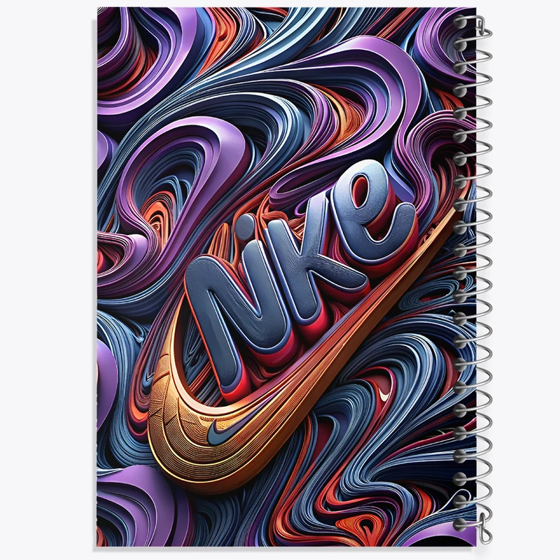 دفتر مشق 50 برگ طرح نایک کد F7025