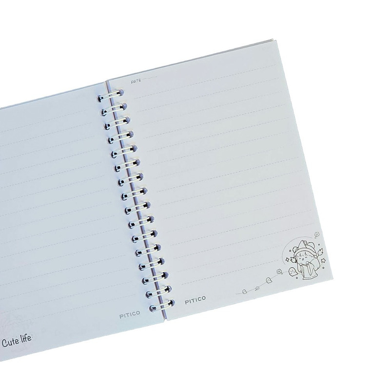 دفترچه یادداشت 70 برگ پیتیکو طرح دختر و آبمیوه