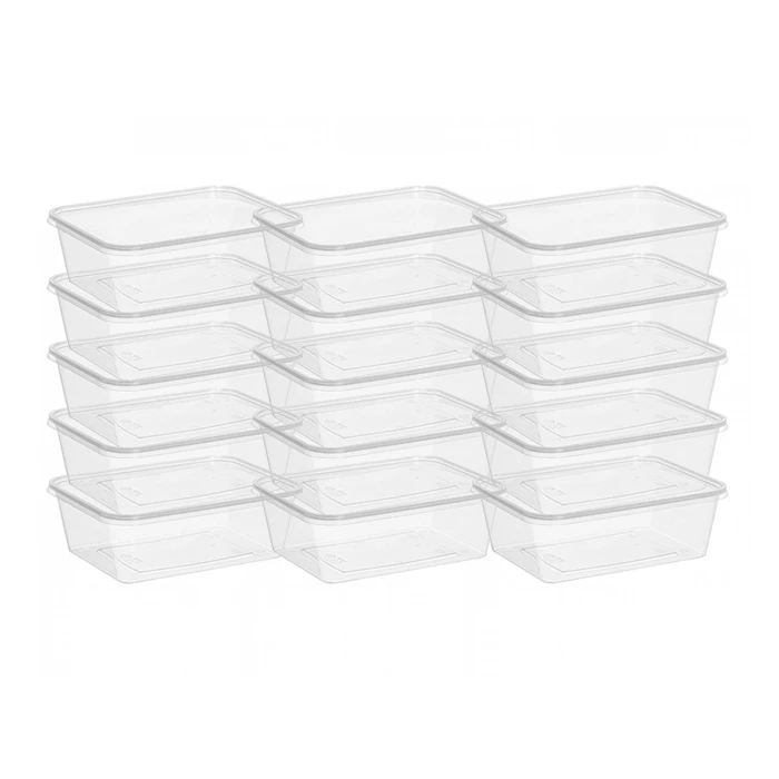 ظرف یکبار مصرف کد 1500 بسته 15 عددی