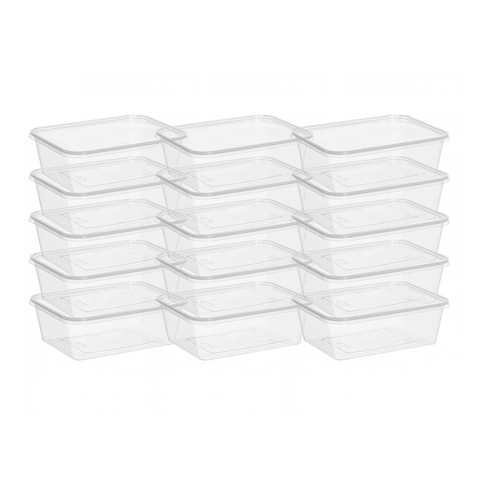 ظرف یکبار مصرف کد 1500 بسته 15 عددی