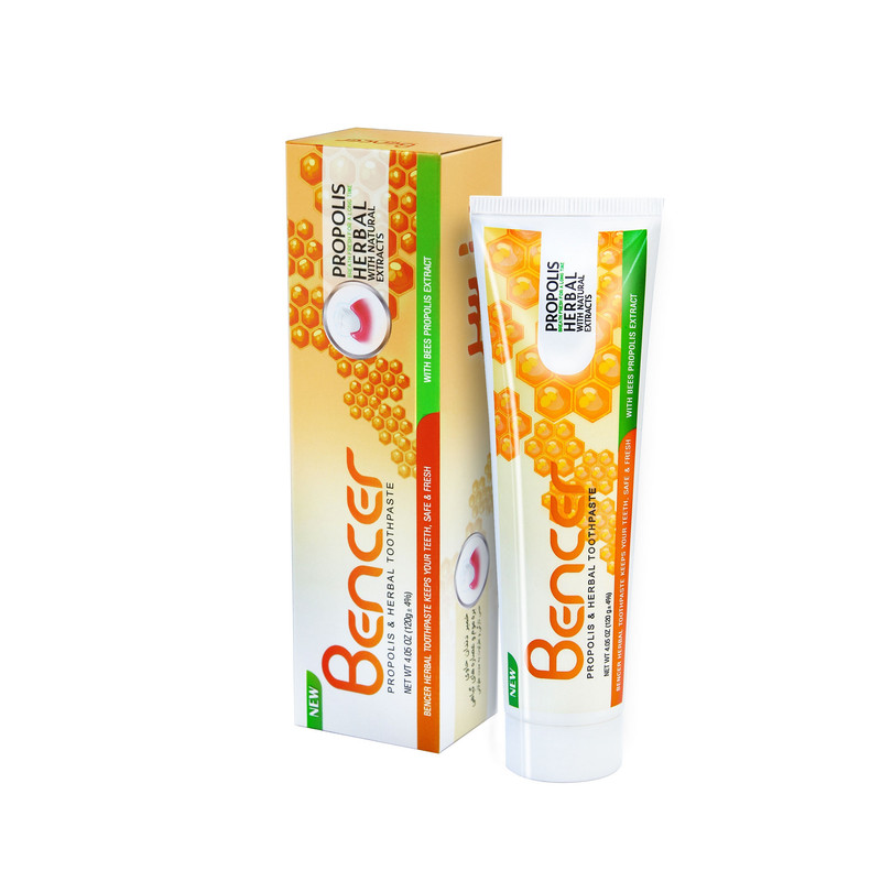 مسواک بنسر مدل Bamboo با برس متوسط به همراه خمیر دندان بنسر مدل Herbal وزن 120 گرم