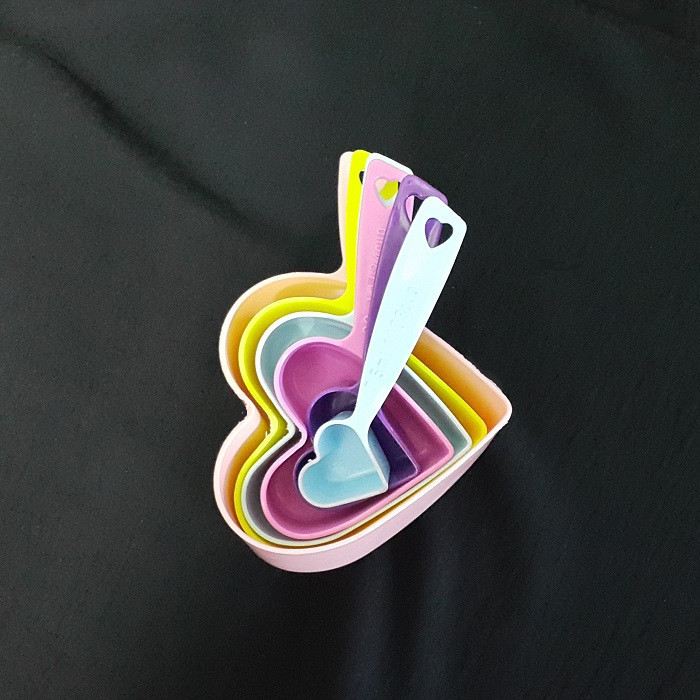 پیمانه اندازه گیری مدل قلب بسته 6 عددی