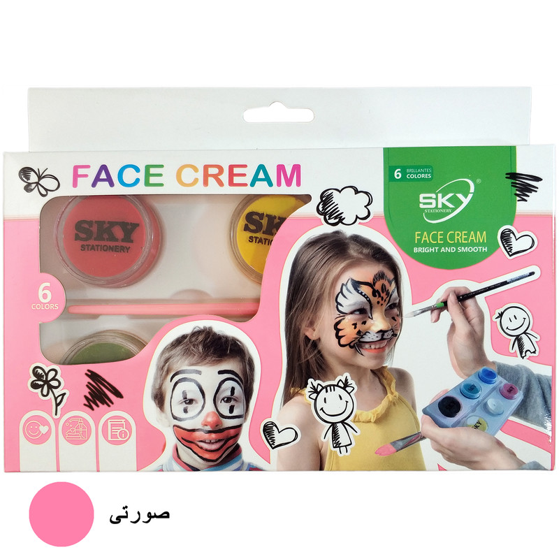 رنگ گریم 6 رنگ اسکای کد S-5606