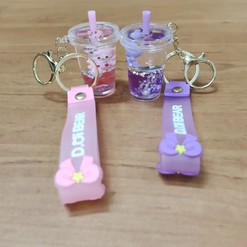 جاکلیدی مدل آکواریومی طرح آبمیوه و دختر