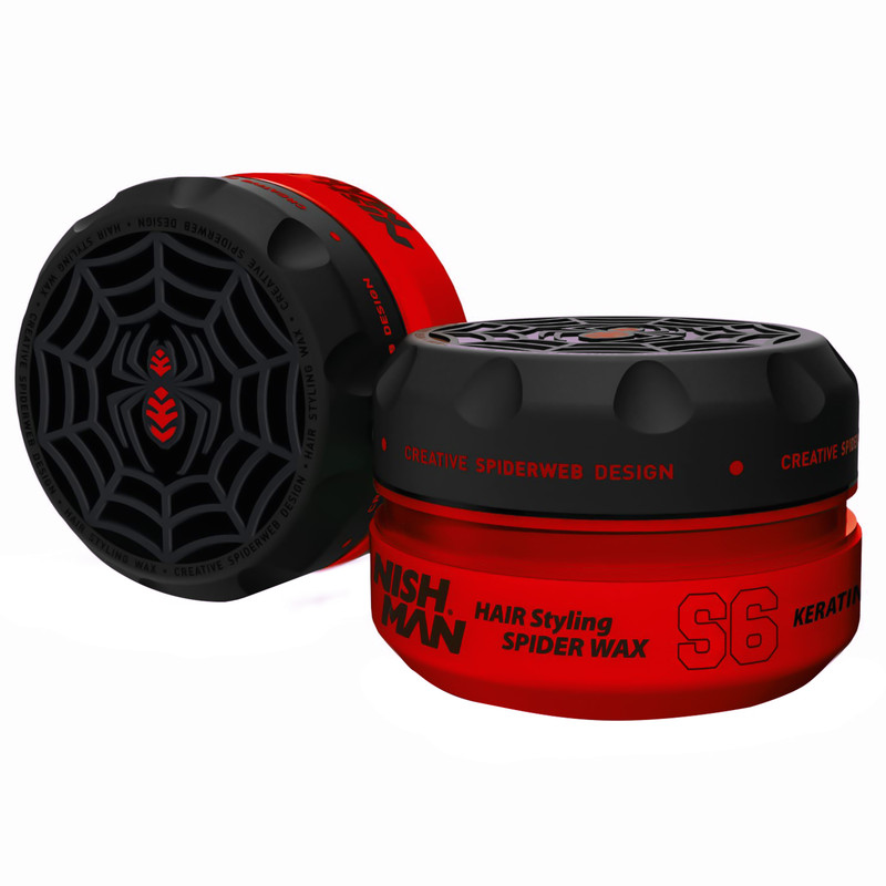 واکس مو نیشمن سری Spider مدل Keratin Fiber حجم 150 میلی لیتر