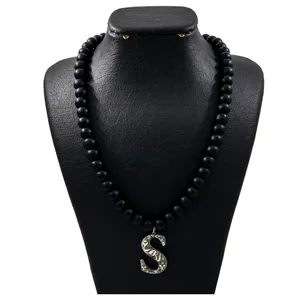 گردنبند نقره زنانه دلی جم طرح S کد D 250