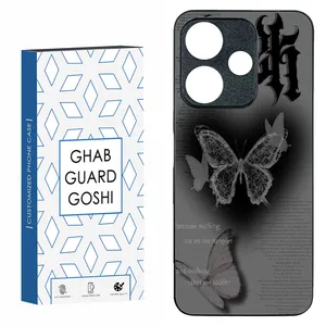 کاور قاب گارد گوشی طرح پروانه کد TPU-184 مناسب برای گوشی موبایل شیائومی  REDMI 13  