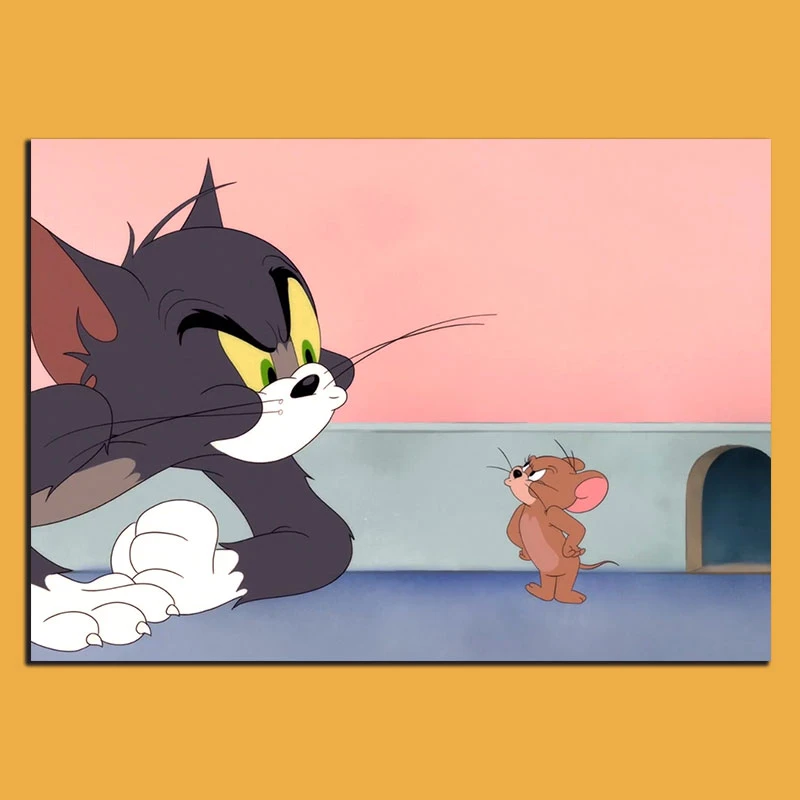 تابلو شاسی مدل تام و جری نوستالژیک