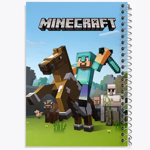 دفتر نقاشی 50 برگ خندالو طرح ماینکرافت (Minecraft) کد F2422
