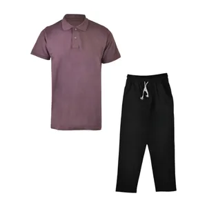 ست پولوشرت و شلوار مردانه مدل MDSS-CG9422