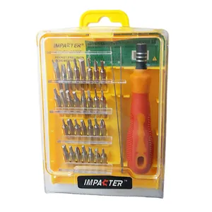 مجموعه  33 عددی سری پیچ گوشتی موبایلی ایمپکتور مدل  ME-6032E