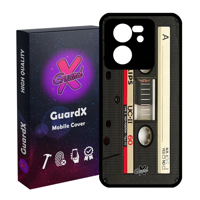 کاور گارد ایکس طرح Cassette مدل Glass10063 مناسب برای گوشی موبایل شیائومی 13T/13T Pro/Redmi K60 Ultra