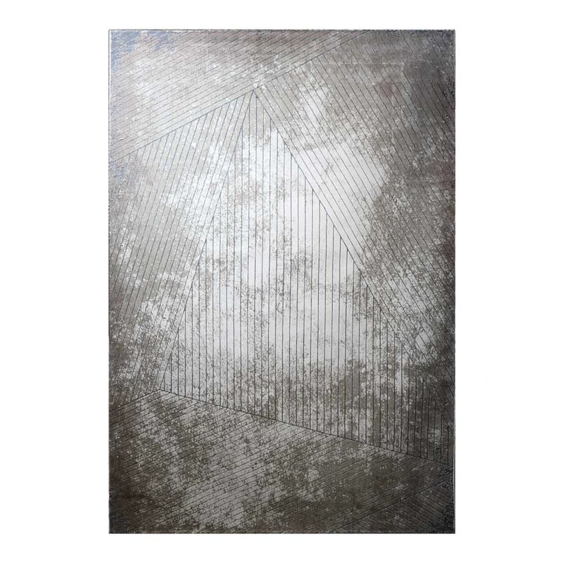 فرش ماشینی 500 شانه زمینه نسکافه‌ای حاشیه نسکافه‌ای مدل پریمیوم کد P54