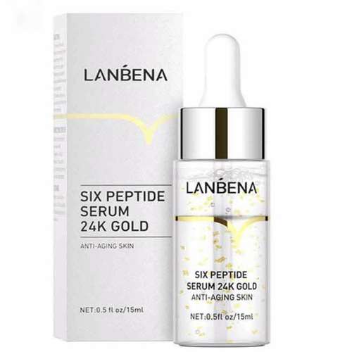 سرم ضد چروک لنبنا مدل طلا 24k حجم 15 میلی لیتر