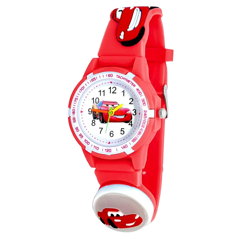 ساعت مچی عقربه ای بچگانه مدل چراغدار بند سیلیکونی ضد حساسیت طرح مک کویین و ماشینها کد 3 ساعت مچی عقربه ای بچگانه مدل چراغدار بند سیلیکونی ضد حساسیت طرح مک کویین و ماشینها کد 3