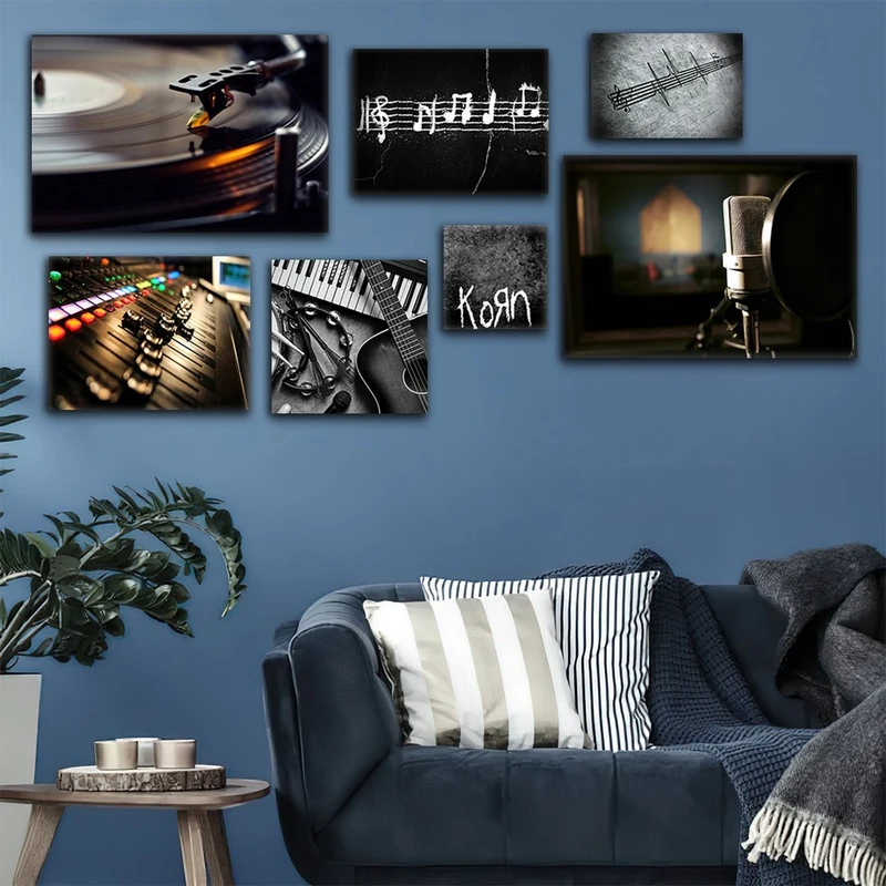 تابلو شاسی بکلیت طرح آلات موسیقی مدل SH-807 مجموعه 7 عددی