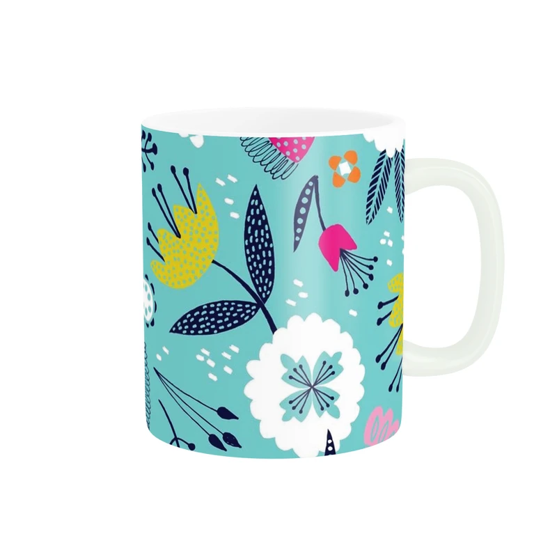 ماگ پاد آفرین مدل گل کد DKC739