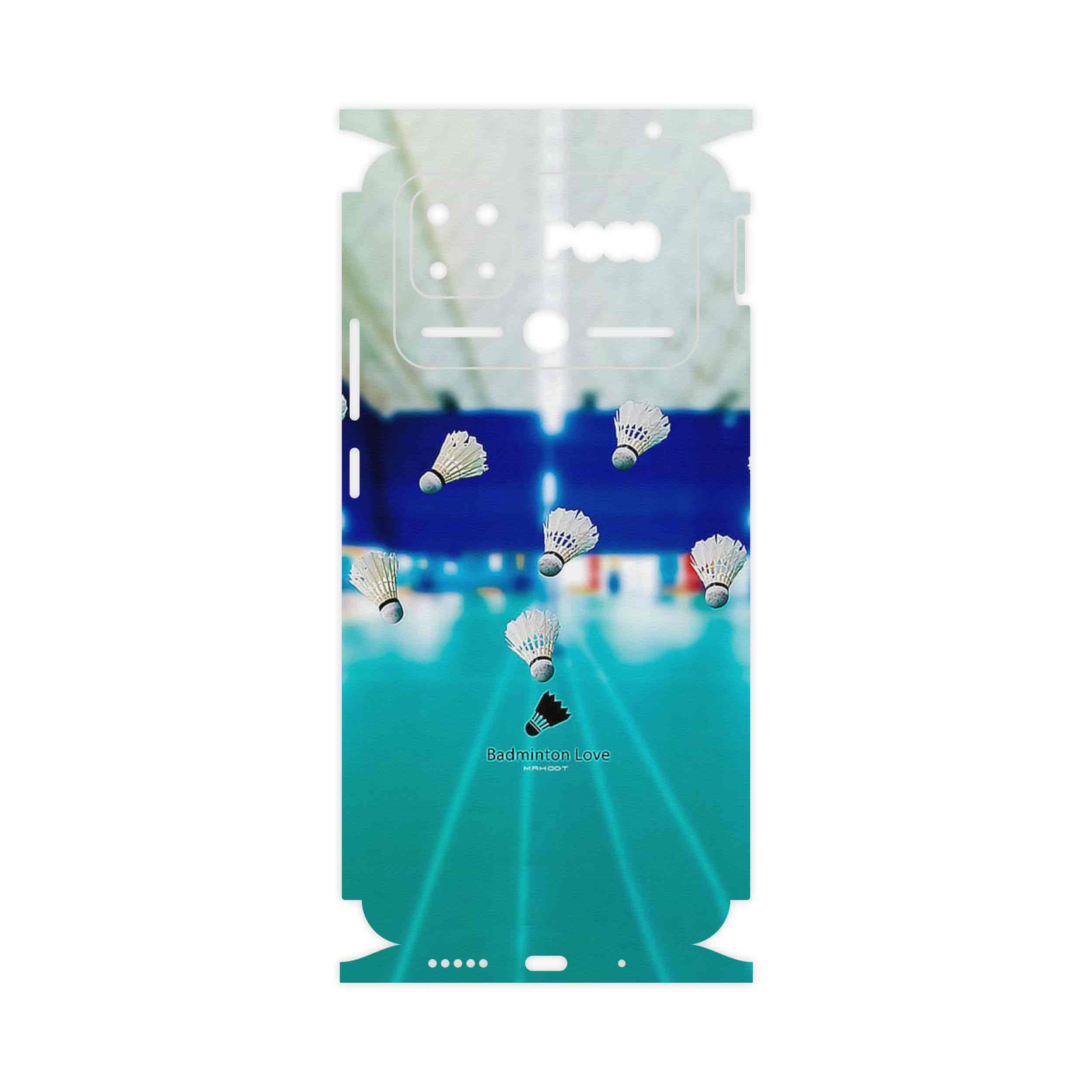 برچسب پوششی ماهوت مدل Badminton-FullSkin مناسب برای گوشی موبایل شیائومی Poco C40