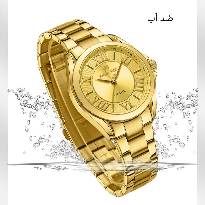 ساعت مچی عقربه ای زنانه نیوی فورس مدل NF5037 ساعت مچی عقربه ای زنانه نیوی فورس مدل NF5037