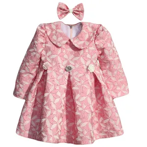 ست پیراهن و گیره مو دخترانه مدل ژیوار