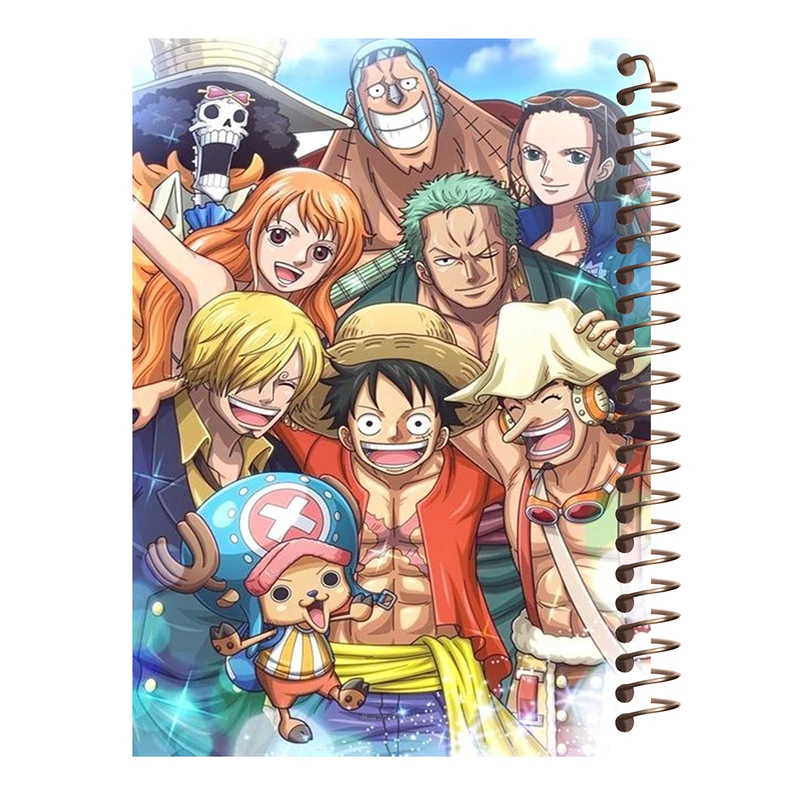 دفتر زبان 60 برگ طرح انیمه وان پیس کد L210