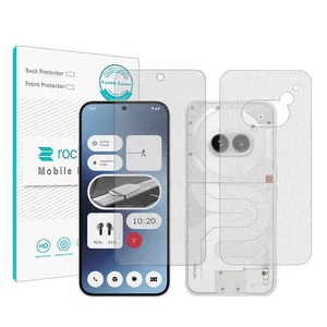 Rock space HyMTT model Matte screen protector suitable for Nothing Phone 2a along with the phone back protector