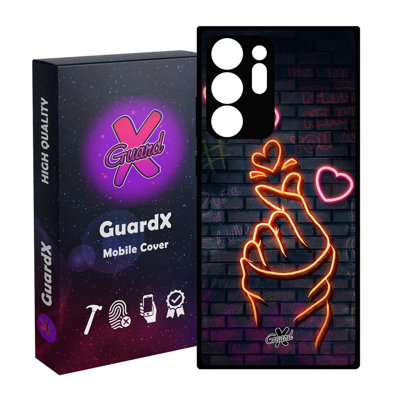 کاور گارد ایکس طرح Love مدل Glass10022 مناسب برای گوشی موبایل سامسونگ Galaxy Note 20 Ultra
