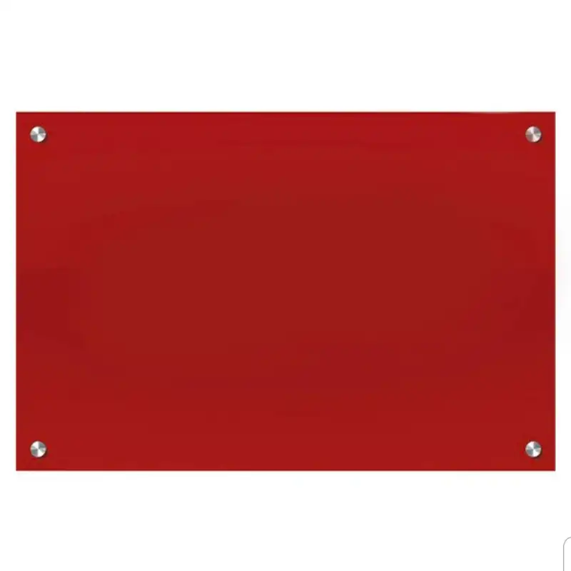 تخته وایت برد شیشه ای مدل e001 سایز 120x80 سانتی متری