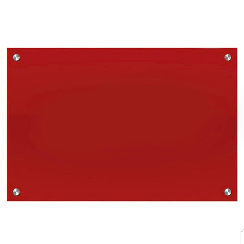 تخته وایت برد شیشه ای مدل e001 سایز 120x80 سانتی متری